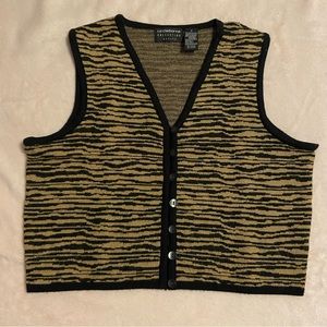 Wool blend vest